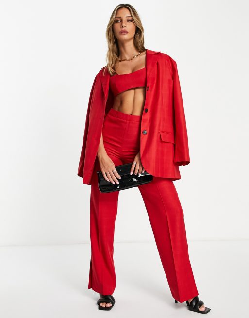 Topshop sales red suit