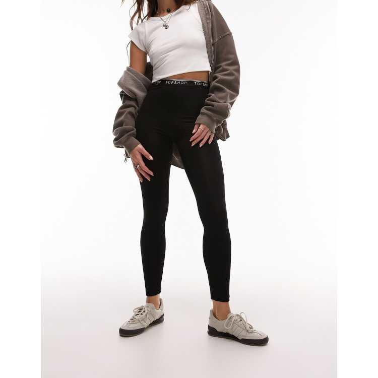 Topshop black leggings discount