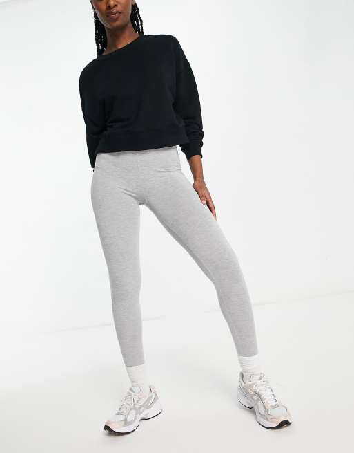 Grey adidas 2025 leggings topshop