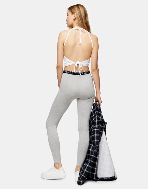 Grey topshop leggings best sale