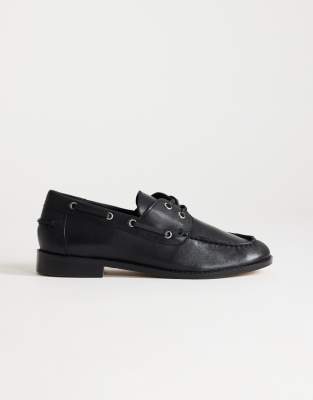 Brandi - Chaussures en cuir à lacets - Noir 38