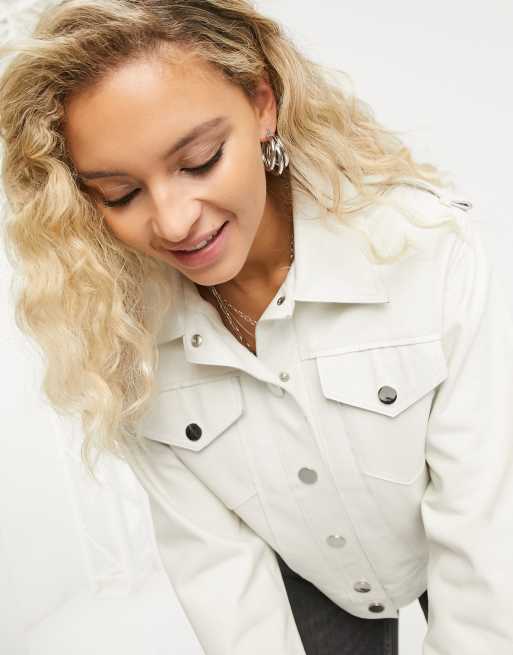 Topshop – Breite, dreifache Kreolen in Silber, 3 von 4