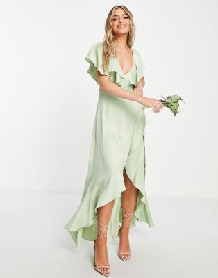 topshop sage dress