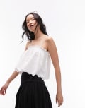 [Topshop] Topshop broderie cami in white 18 WHITE