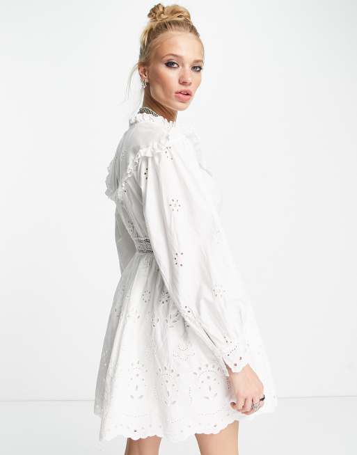 Topshop 2024 broderie dress