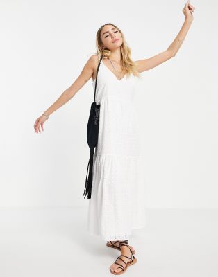 topshop white broderie dress