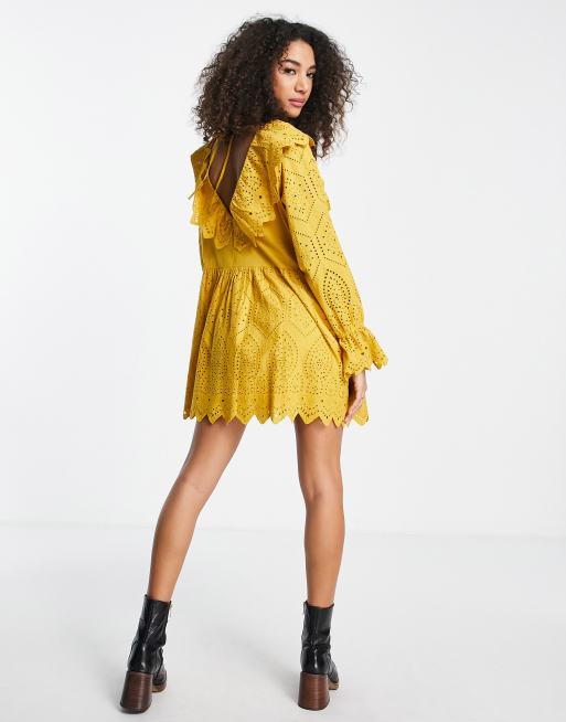 Lemon clearance dress topshop