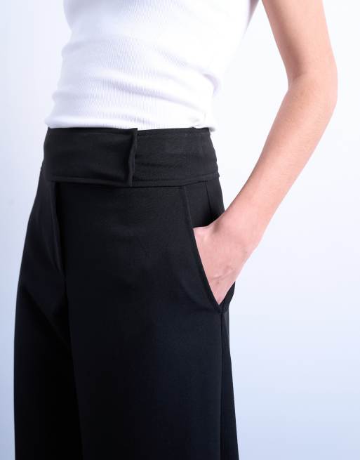 Topshop - Broek met ballonpijpen in zwart, 4 van 5