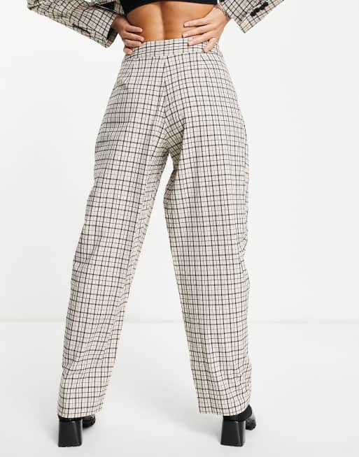 Topshop - Broek met wijde pijpen en geruite print, 2 van 4