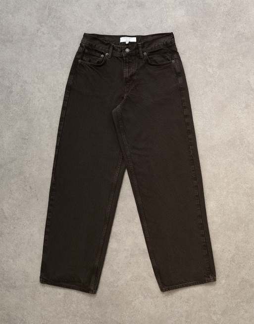Topshop – Bruna jeans med låg, indragen midja, 6 av 7