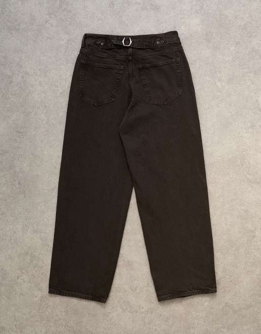 Topshop – Bruna jeans med låg, indragen midja, 7 av 7