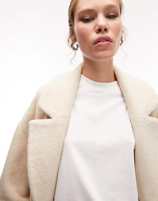 Topshop 2024 cream coat