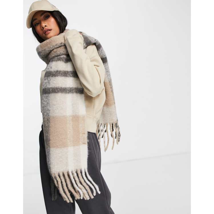 large beige scarf