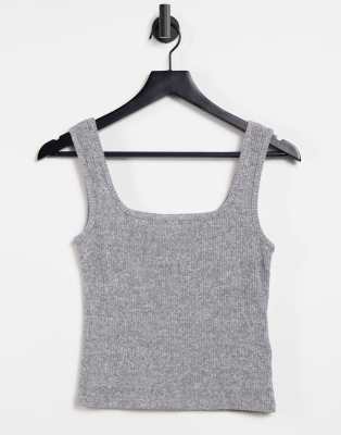 asos black vest top