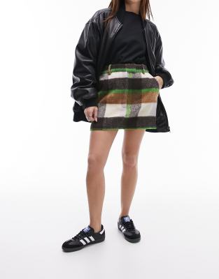 Plaid mini skirt clearance topshop