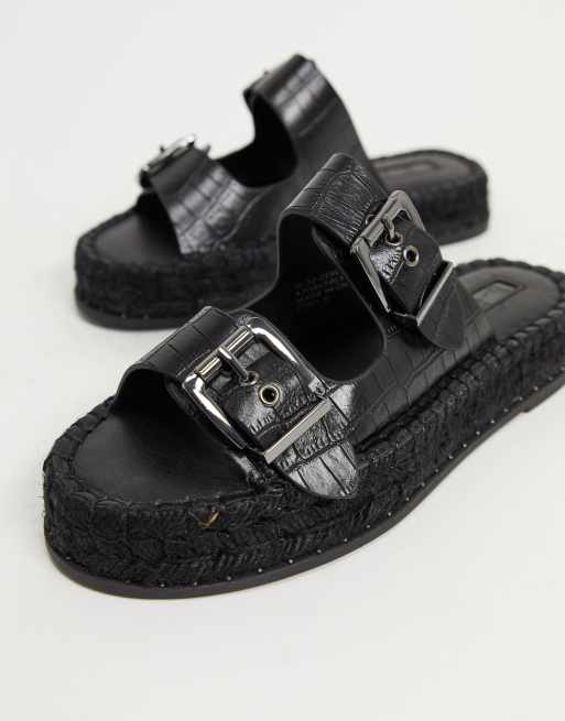 Topshop deals black sliders