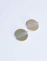 Topshop buffy statement stud earrings in gold