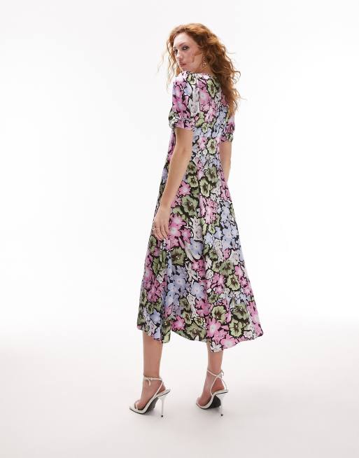 For Daytime Wear: Topshop Tall Printed Floral Midi Dress, 13 Printed Midi  Dresses That Deserve a Spot in Your Closet