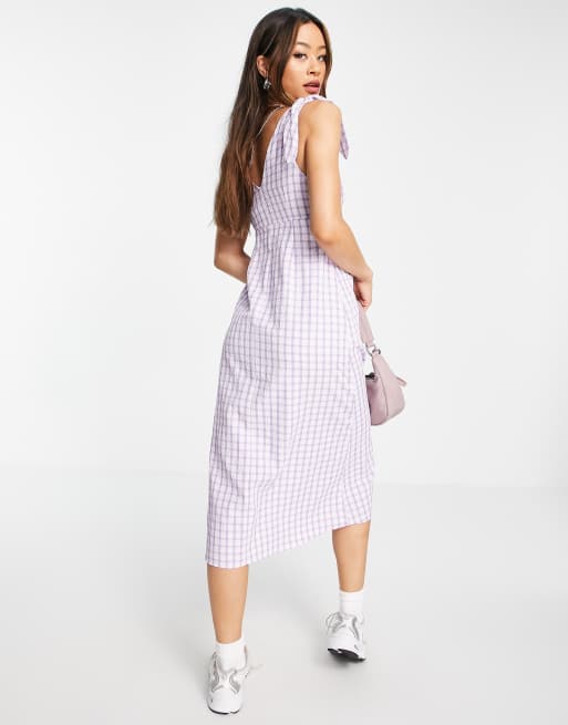 Topshop button outlet midi dress