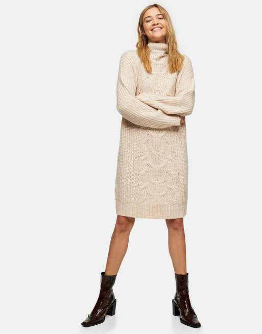 Cable Knit Sweater Dress in Latte – Shopover Fashion Boutique