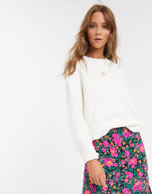 topshop cable knit sweater