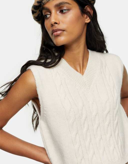 Cable Knit Tank-top