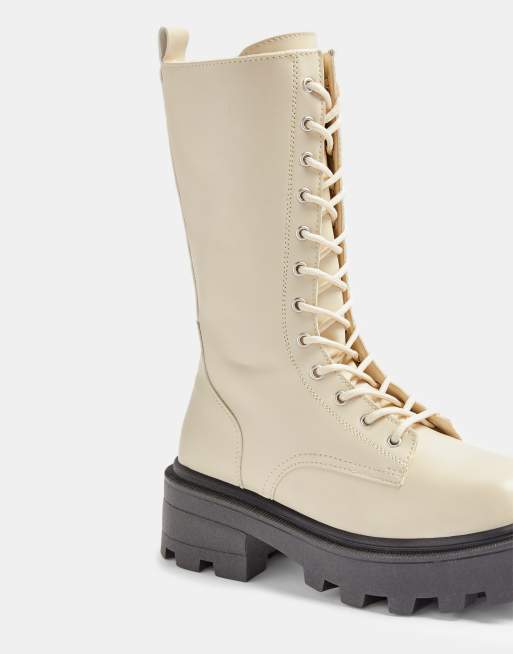 Topshop 2025 cream boots