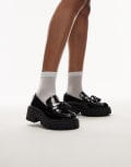 [Topshop] Topshop Cameron chunky loafers in black 41 BLACK