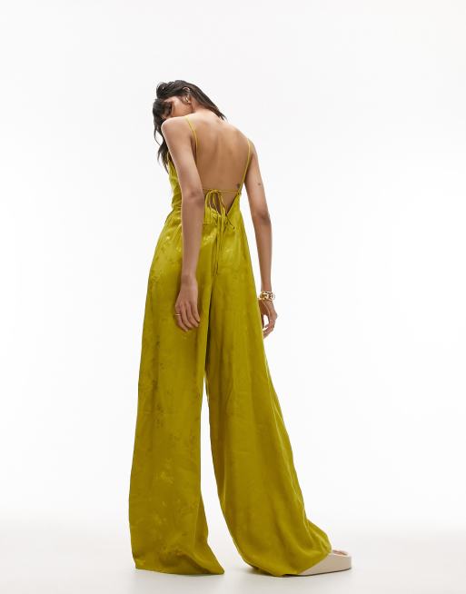 Topshop 2024 yellow jumpsuit