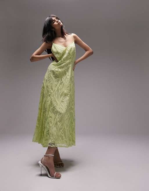 Top shop 2025 green dress