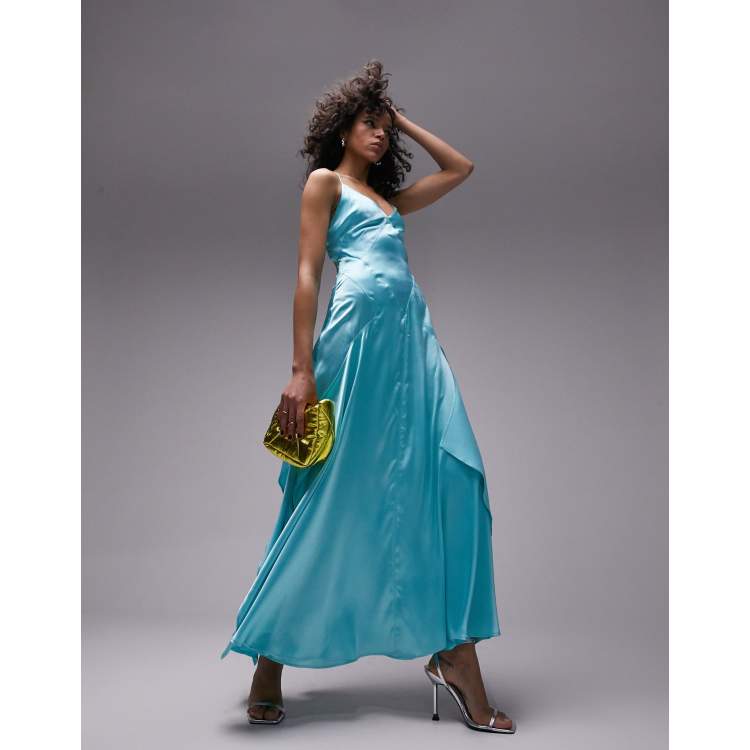 Topshop 2025 turquoise dress