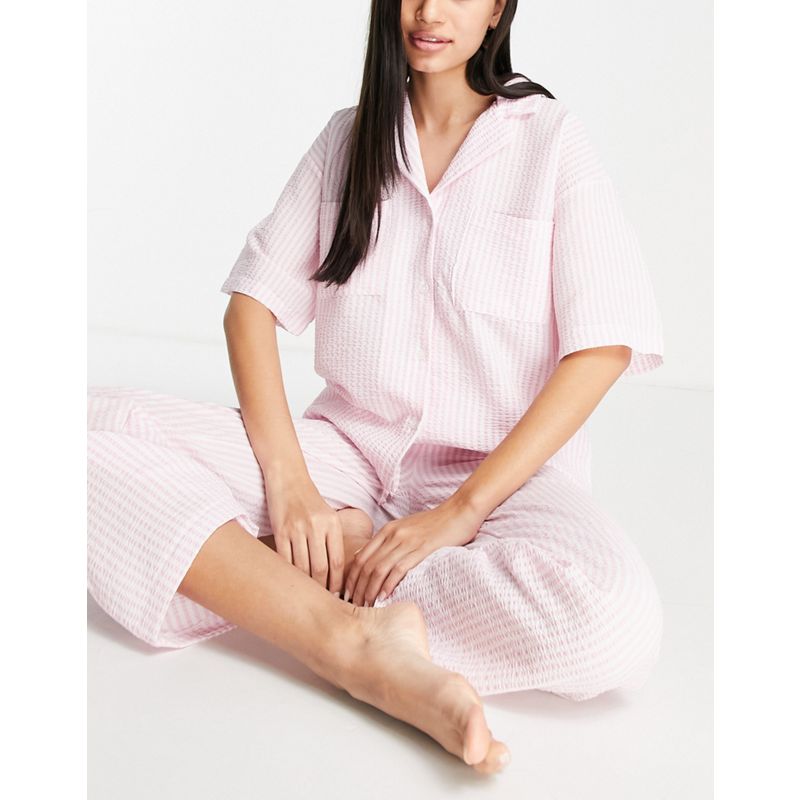 BCLgt Donna Topshop - Completo pigiama rosa Gingham