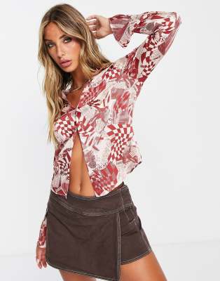 LIUJO Liu Jo Top Floreale Con Pizzo - Foto 8