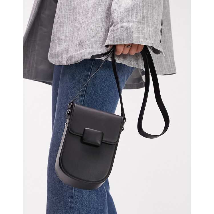 Leather North South Crossbody, Leather Handbags