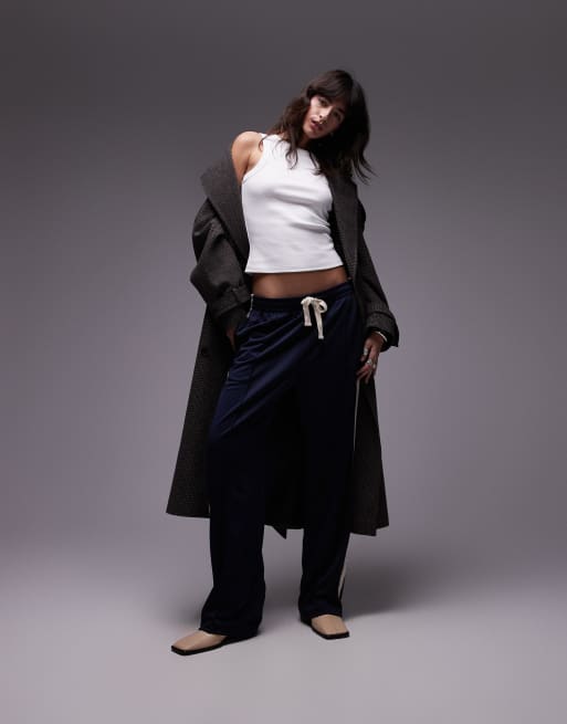 Topshop - Canotta bianca a coste con scollo a vogatore, 3 di 4