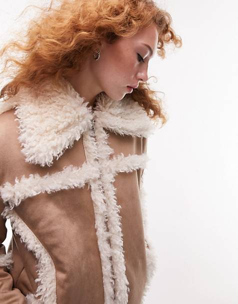 Giacca in pelliccia sintetica Mytheresa Donna Abbigliamento Cappotti e giubbotti Giacche Giacche di pelle 