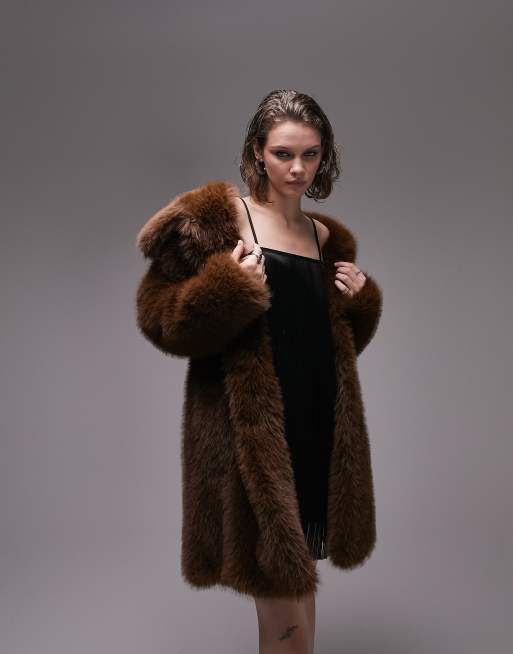 cappotto pelliccia sintetica