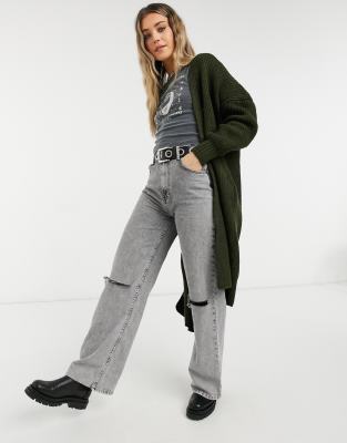 Topshop clearance green cardigan