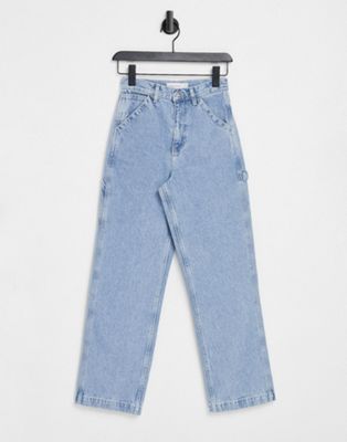 Topshop Carpenter jeans in bleach