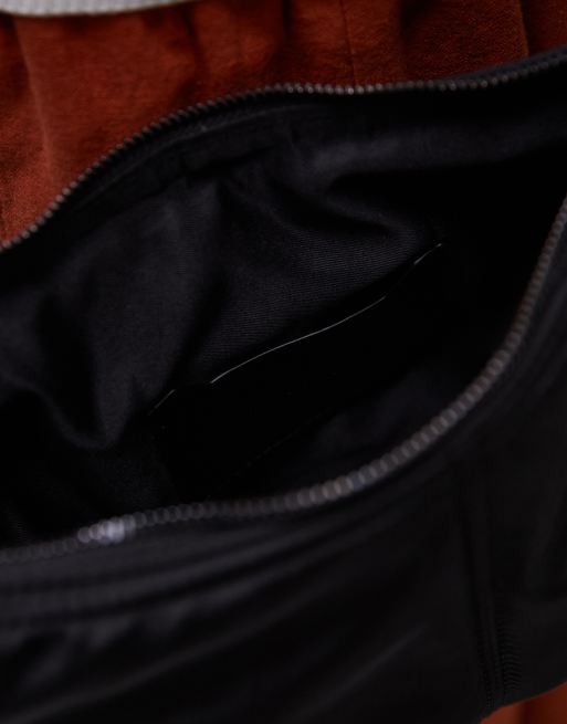 Topshop Carrie nylon cross-body bag in black