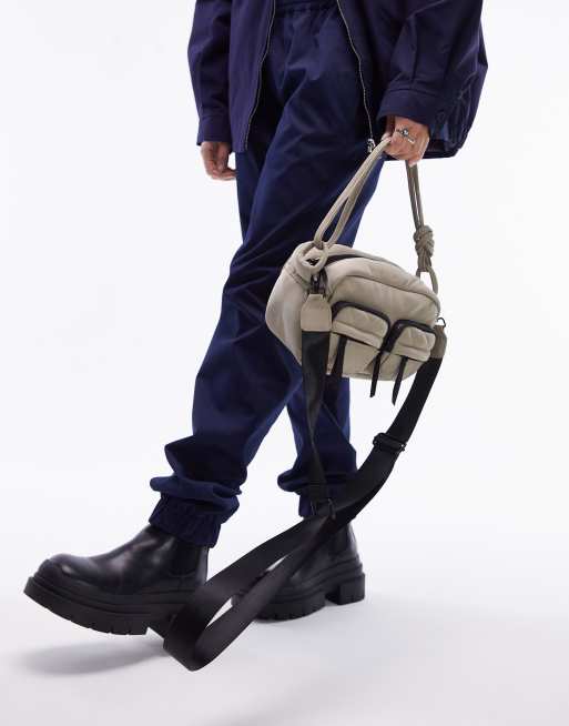 Cassie Sac bandoulière en nylon Taupe ASOS