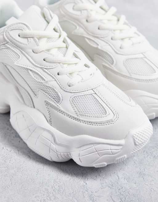 Topshop white cheap chunky trainers