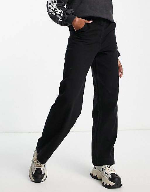 Mode Broeken Stoffen broeken Topshop Stoffen broek zwart casual uitstraling 