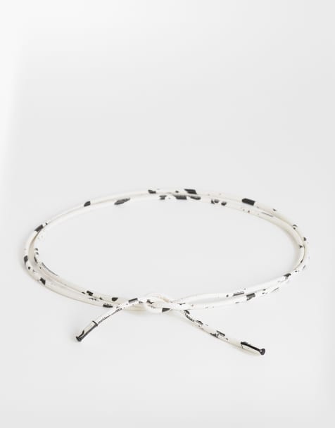 Topshop - Ceinture style cordon à imprimé dalmatien - view 1