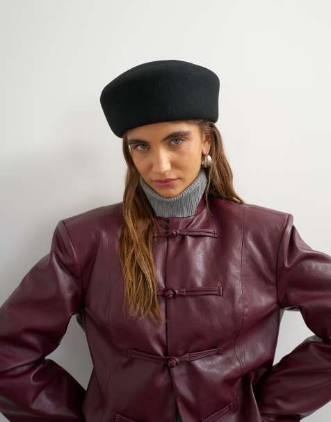 Topshop chapeau pillbox noir - view 1