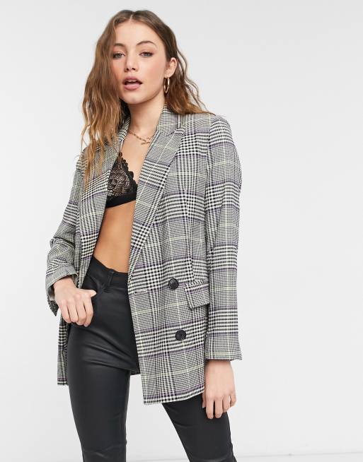 Sportsgirl sale check blazer