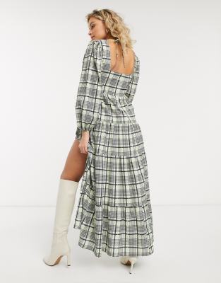 topshop plaid dress