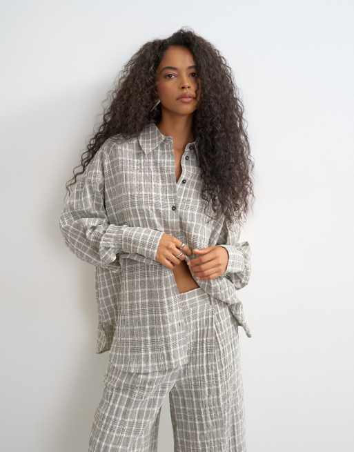 Topshop - Ensemble à carreaux - Noir et blanc, 3 de 3