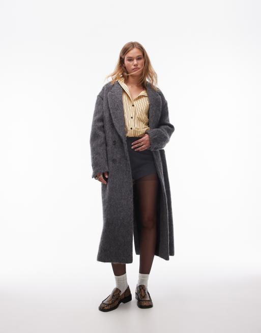 Topshop - Chemise ultra oversize à rayures - Jaune, 4 de 4