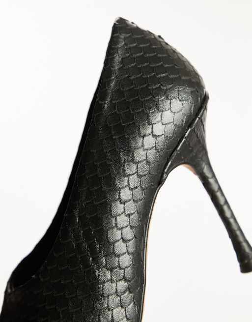 Topshop shop snakeskin heels